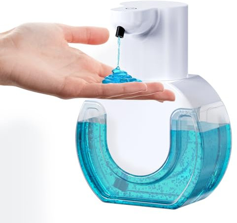 Seifenspender Automatisch,800mah Elektrischer Wandmontage Berührungsloser 420ml Automatische Seifenspender,USB wiederaufladbar mit Infrarot Bewegungssensor für Bad,Küche, Büro