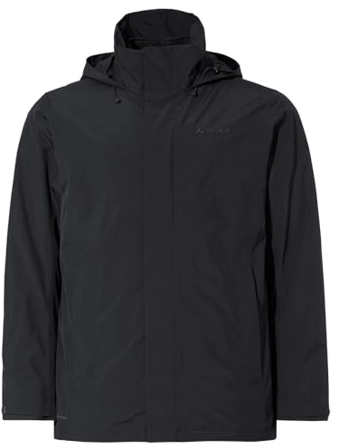 VAUDE Giacca da Uomo Rosemoor 3 in 1 Doppia, Nero, 4XL