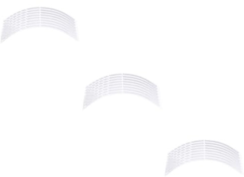 iplusmile 3st Auto Felgenaufkleber Auto Klebeband Reflektierende Aufkleber Rote Reflektierende Aufkleber Reflektierende Aufkleber Für Autos Rad Hun Aufkleber Felgenband