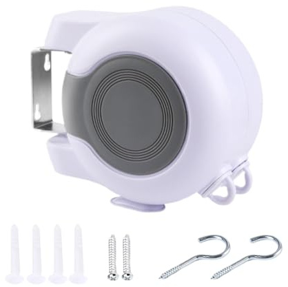 Corda per bucato portatile, corda per asciugare il bucato | Corda per biancheria portatile da viaggio per asciugare il bucato, corda per biancheria da esterno con retrattile automatico, per