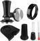 aichilra Tamper de Café de 53 mm, Profesional para Espresso Prensador de Café de Acero con Herramienta WDT, Anillo Dosificador de 53mm, Alfombrilla de Pisón