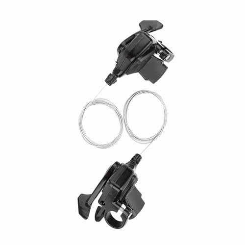 Fahrrad-Umwerfer, Dreifach, 3 X 7/8/9-Gang-Links-/Rechts-Schalthebel, Leichtes, Schnelles Schaltwerk, Schwarz, Paar für Fahrrad-Enthusiasten (3*9 Geschwindigkeit)