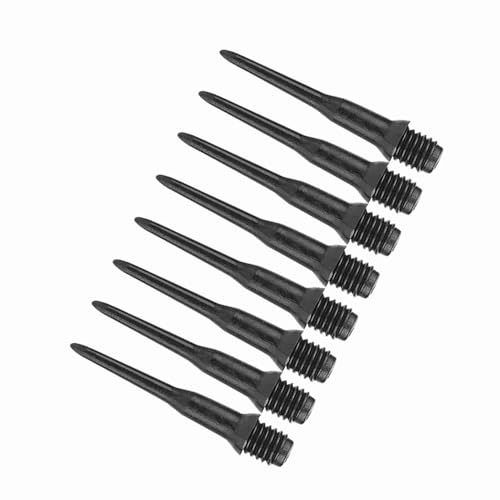 POENVFPO TIPP Darts Punkte 100pcs Softspitzen mit 4,5 -mm -Gewindegröße Hochwertiger PC -Ersatzgesetz Zubehör für Elektronische DAR (Black)