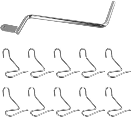 SPORTARC Lot de 10 tendeurs de fil de clôture, tendeur de clôture, passoire métallique, kit de réparation réutilisable en acier pour clôtures lâches, lot de 10 avec poignée