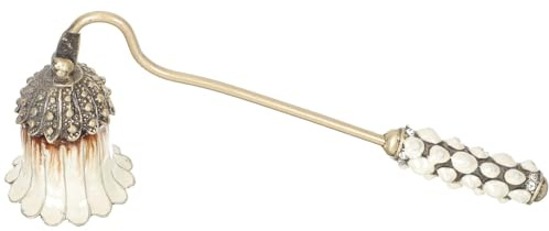 HEMOTON Kerzenlöscher im Stilvollen Design mit Langem Griff aus Metall Praktisches Kerzenlöschwerkzeug für Duftkerzen und Aromatherapie Kerzen