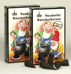 Huss Räucherkerzen Nelke - 24 Stück, 1 Packung, Erzeugung von Rauch für Rituale oder Meditation