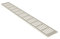 MS Beschläge® - Griglia di ventilazione in alluminio, 80 x 200 mm (bianco RAL 9010)