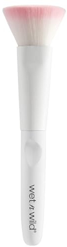 wet n wild, Make-up Pinsel, Pinsel mit flacher Spitze, vielseitiger Pinsel mit flachem Kopf und dichten Bürsten der sich jeder Formel anpasst, Make-up Pinsel für einfaches Auftragen