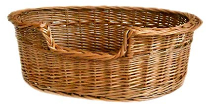 MyBer® Katzenliege, Hundeliege, Katzenbett, Hundebett Haustier Sofa Liege Bett aus Weide K5-100-2 (BTH 45cm/31cm/14cm)