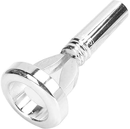 Exerciseur de Bouche de Trompette D'entraîneur D'embouchure de Trombone pour le Remplacement de Joueur de Tuba Pièces de Tuba Tonnelier Plaqué Argent
