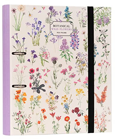 Kokonote Ordner Premium Wild Flowers - Ringordner A4 - Ordner A4