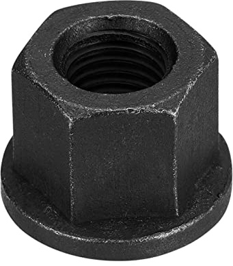 QUARKZMAN M16 Dado Bloccaggio Esagonale Flangia Grado 10,9 Autobon Acciaio Nero Ossido Finito Dado Flangiato Esagonale per Macchinario