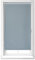 Relaxdays Thermorollo, ohne Bohren, Klemmfix, Kettenzug, 90x220 cm, Stoffbreite 86 cm, blickdichtes Klemmrollo, grau