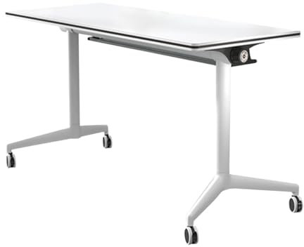 Konferenztisch Groß Moderner Büro-Konferenzraumtisch MobilerMobiler Büro-Schulungstisch Mit Rollen Klappbarer Besprechungstisch Für Büro, Besprechungsraum(120cm)