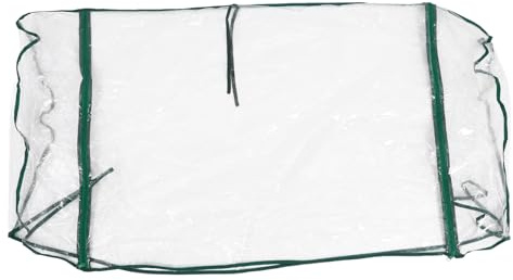 CIYODO Bâche Transparente en PVC Résistante aux Intempéries pour Mini Serre de Jardin 70X50X70 CM Serre Pliante d'Extérieur Portable Maille Ventilée Protection Efficace Plantes en
