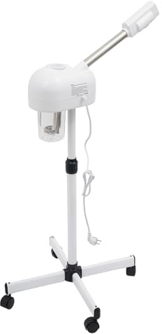 Vapeur facial professionnel avec panneau de commande LCD, sauna facial avec ozone et spray chaud, bras rotatif à 360°, nettoyage des pores pour la maison, le salon et le spa