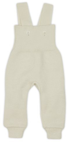 Disana 33101XX - Strick-Trägerhose Wolle natur, Size / Größe:62/68 (3-6 Monate)