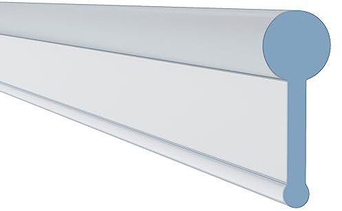 HNNHOME Transparent Folding Glass Bath Shower Screen Door Seal Strip 2 Meter