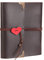 ThxMadam Scrapbook Album, Leder Fotoalbum Retro Scrapbooking Album Hochzeit Gästebuch DIY Vintage Schwarze Seiten Fotobuch für Hochzeitstag Muttertag Geburtstag Jahrestag Weihnachten Geschenk