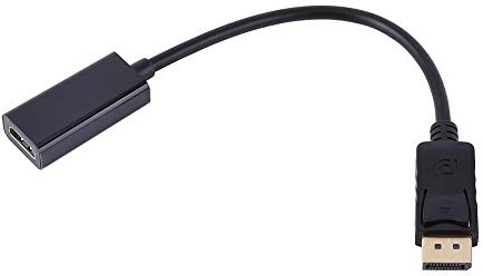 Adaptador Displayport a HDMI, transmisi¨®n de Video/Audio DP V1.1 Macho a HDMI V 1.3b Adaptador convertidor de Cable Hembra para PC Port¨¢Til