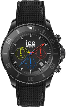 Ice-Watch - ICE chrono - Montre chorno pour homme avec bracelet en silicone texturé (Large - 44mm)