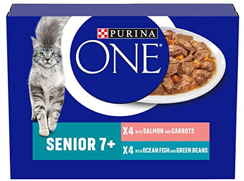 ONE SENIOR Cat Wet Food in Gravy Salmon and Ocean Fish