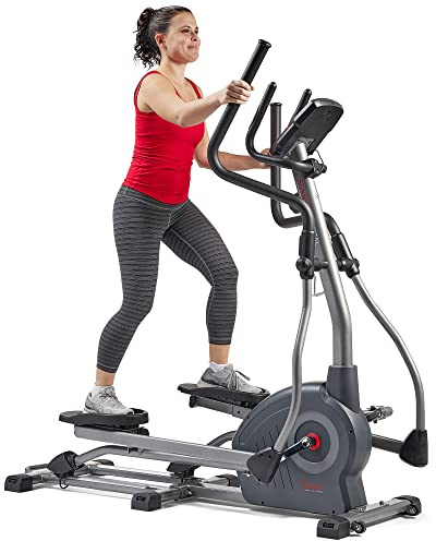 Sunny Health & Fitness Elite SMART Elliptical Cross Trainer with 12-Level Resistance, Extended Stride Length & Exclusive SunnyFit® App Enhanced Bluetooth Connectivity - SF-E320048
