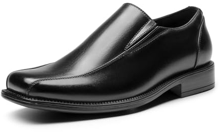 Bruno Marc Men's Slip on Dress Loafers Shoes,Black,14W