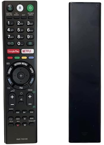APYRDH für Sony Fernbedienung RMF-TX310E für Sony Bravia Fernseher | Ersatz Fernbedienung Sony Bravia Für Smart TV, Komfortable Sony Bravia Fernbedienung Für Zuhause Und Büro