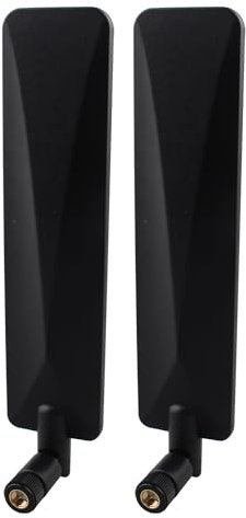 Futheda 2 Paquets Antenne 4G LTE SMA Mâle 9dBi Omnidirectionnelle Compatible avec Caméra de la Faune Chasse Cellulaire, Caméra Jeu, Caméra Recul, Caméra Sécurité