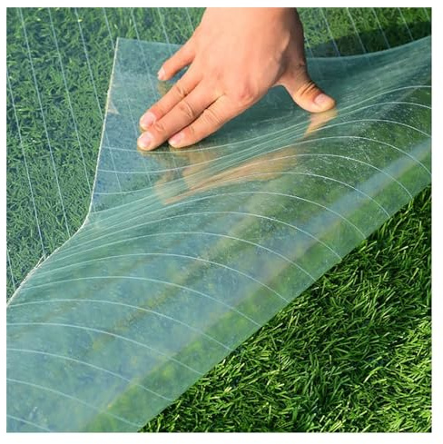 Panneau solaire d'isolation thermique de revêtement de toit, panneaux de serre en polycarbonate, panneaux d'éclairage du jour résistants aux UV, matériau de soffite de 1,5 mm d'épaisseur (Color : 1.5