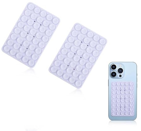 0XBIT Ventose per Cellulare, 3 pezzi Ventosa Porta Cellulare in Silicone, Ventose per Telefono, Ventose Bifacciali per Telefoni Cellulari, Ventose in Silicone adatte Alla Maggior Parte dei Modelli
