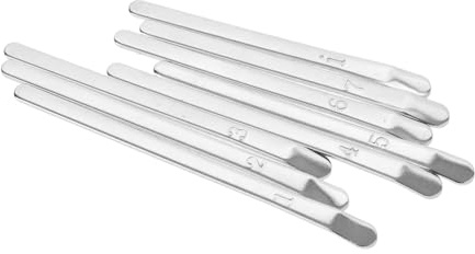 LALADEFIEE Ersatztasten Für Kalimba Mit Tasten Metall-kalimba Diy-zubehör Für Daumenklavier Ersatzteile Mit Eingravierten Noten Für