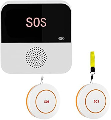 Système de sécurité Domestique Alarmes de sécurité Tuya for Kit Domestique système d'alarme Domestique capteur de Porte Sonnette sans Fil/Alarme Domestique contrôle d'application GSM(Set A)