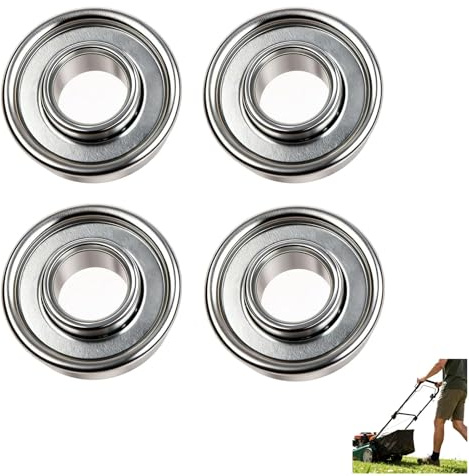 WaxYxaW 4 Cuscinetti Ruota Ø12,7 x 28,6 x 11 mm per Rasaerba- Sostituzione Facile e Duratura, Compatibili con Modelli 91055-VA4-003, 91102960-010 e Altri