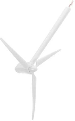 Toddmomy Solarbetriebenes Windrad Modell für DIY Windgenerator Weiß Tragbar und Leicht Interaktives Lernspielzeug für Innen Außenbereich Fördert Wissenschaftliches Verständnis und