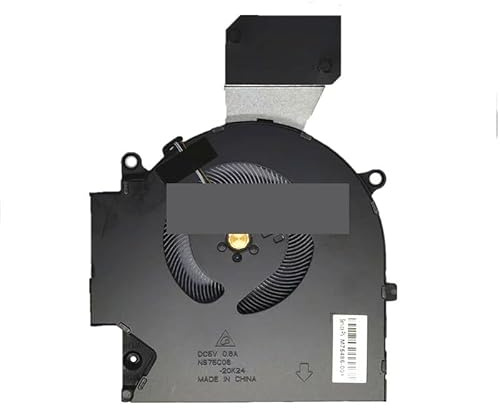 YSJOZWA Ventilateur de Refroidissement pour processeur et Carte Graphique HP pour OMEN 16-B 16-C TPN-Q265 TPN-Q267 (Version 5 V)(GPU Fan)