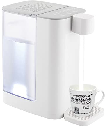 HUOMMGS Dispensador de agua caliente de 3 litros, dispensador de agua caliente, dispositivo de mesa, máquina de té, máquina de té de 5 temperaturas, 2000 W, dispensador de agua caliente, dispensador