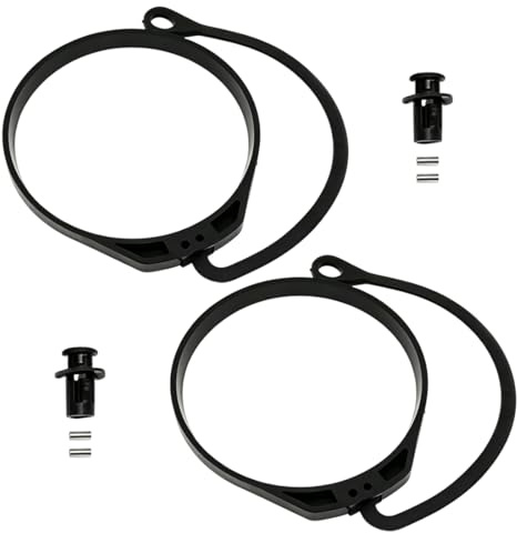 2 pezzi Cinghia di fissaggio per tappo serbatoio carburante per accessori Aud, adatta per tappi serbatoio carburante A4 A6 Q5 A3 A8 Q7 C6 A2 A5