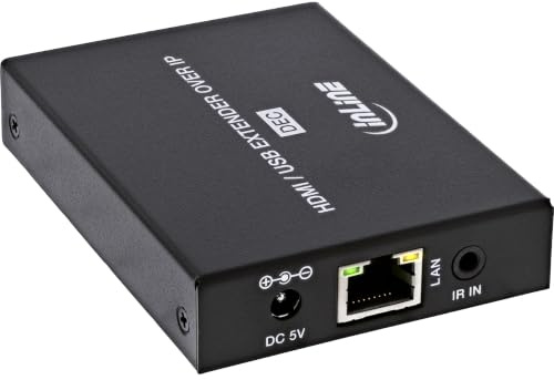 Inline Extender KVM HDMI su Ricevitore IP, Full HD, USB KVM, IR | Estende il sistema HDMI KVM over IP, Full HD, USB KVM, IR, funzionamento solo con trasmettitore 57885M