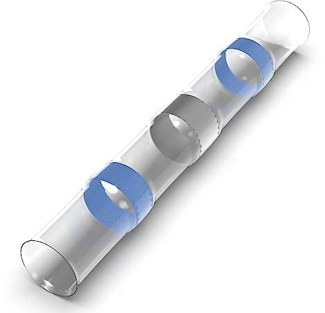 10 AUPROTEC Lötverbinder blau Ø 5 mm 1,0-2,5 mm² Kabelverbinder wasserdicht