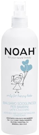 Noah Balsamo Spray Scioglinodi per Bambini con Proteine del Latte e Zucchero, Districante Delicato, 250 ml