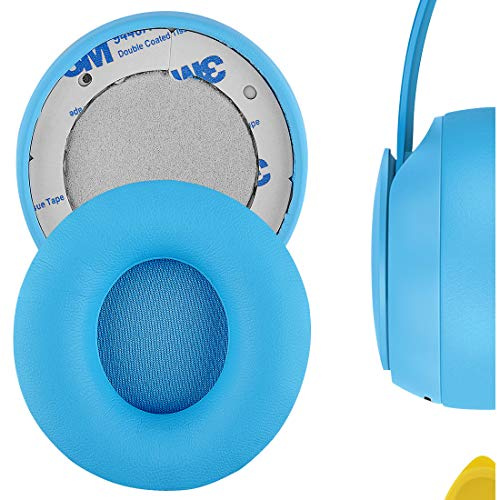 Geekria Replacement Ear Pads Compatible with Beats Solo Pro (A1881) Headphones Only, Ear Cushions (Light Blue)