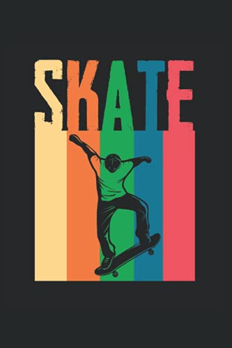 Skateboard Notizbuch: Skateboard Notizbuch A5 Punktraster - zum planen, organisieren und notieren
