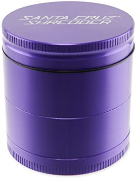Santa Cruz Shredder Herb and Spice Grinder Made in USA (Medium (2.2 Inch), Purple)