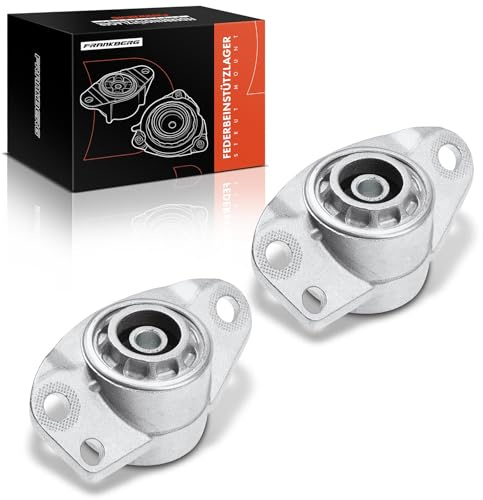 Frankberg 2x Federbeinstützlager Hinten Kompatibel mit A1 8X1 8XK 2010-2015 Fabia 6Y2 1999-2008 B.o.r.a 1J2 1998-2005 Polo 6R 6C 2014-2019