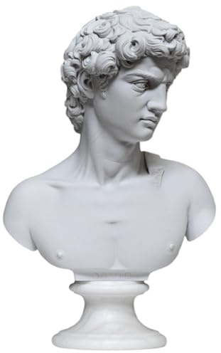 CBAM Busto David de Miguel Ángel Escultura de Mármol Varios Tamaños, 22 cm