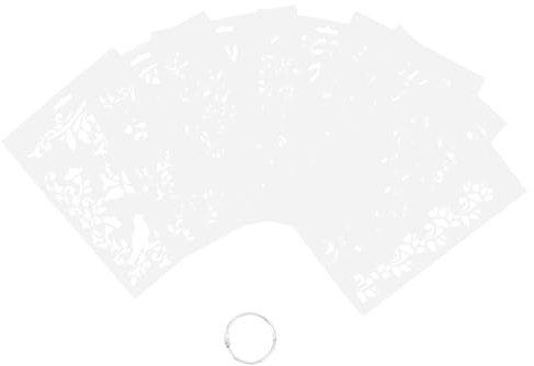 HAPINARY 7St Malvorlage Tierschablonen Kinder Planer Malschablone bookmarks lesezeichen kinderschminken schablonen kreative Vorlage ausgehöhlte Vorlage Buchstabe einstellen a4 das Haustier