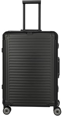 travelite Next 2.0/4 W Trolley M, schwarz, Unisex, Erwachsene, Schwarz, LÄSSIG