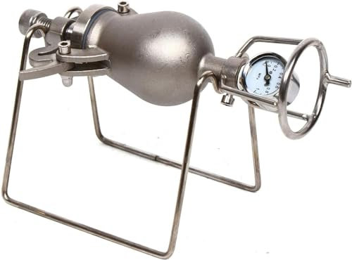 Machine à Pop-Corn Traditionnelle à L'Ancienne, Mini Amplificateur Nourriture à Canon à Main en Acier Inoxydable à Manivelle, DéCoration Maison Machine à Pop-Corn RéTro(100ml)